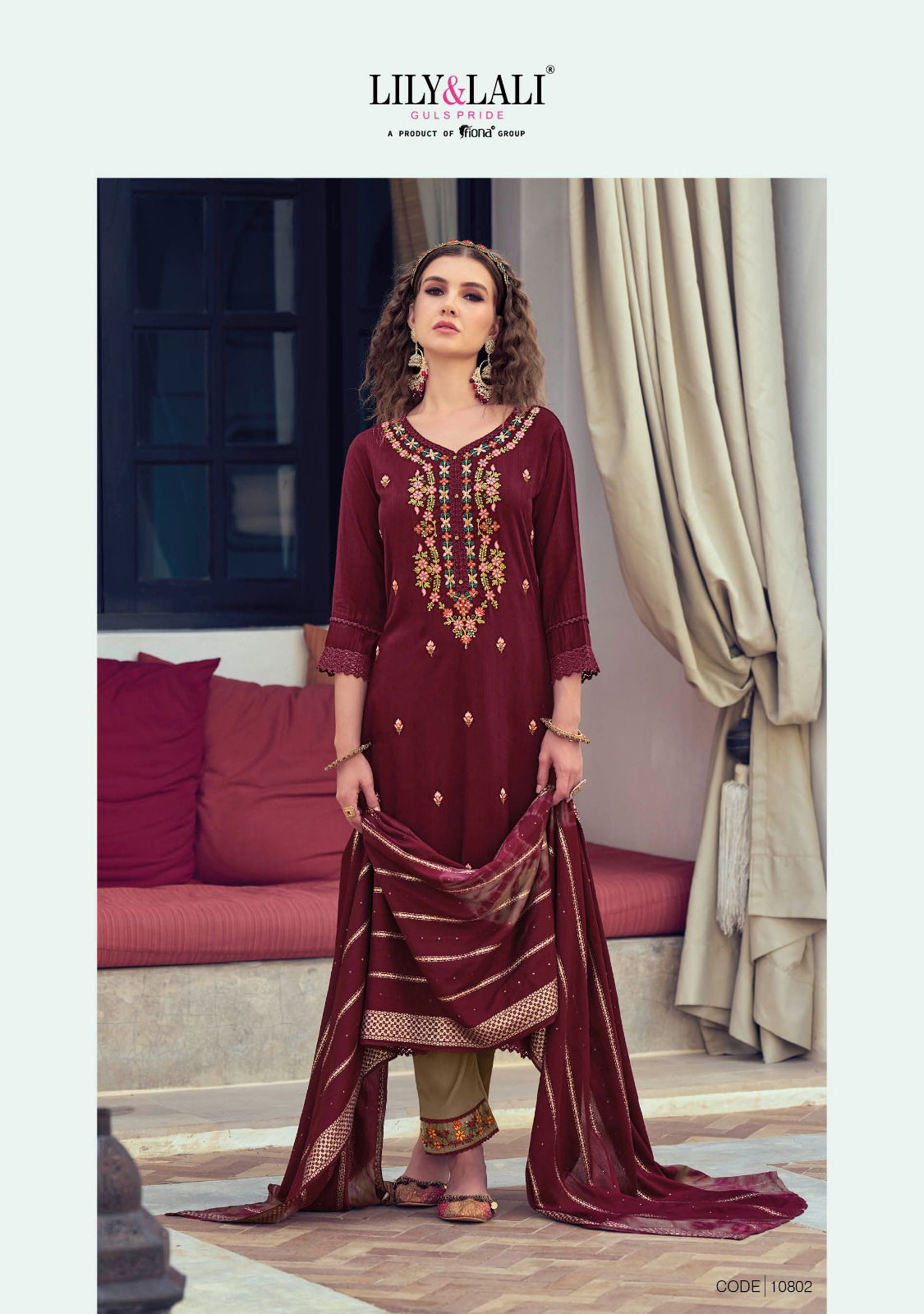 Lily And Lali Maryam Ethnic Wear Wholesale Readymade Suits